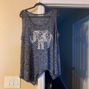 Elephant tank top.